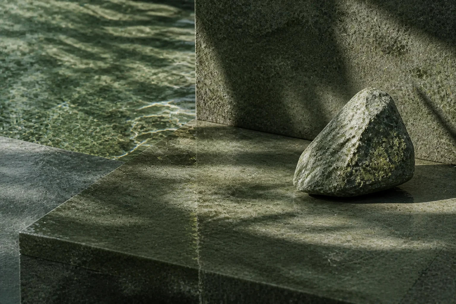 AI editorial visual: material world for ANCHOR