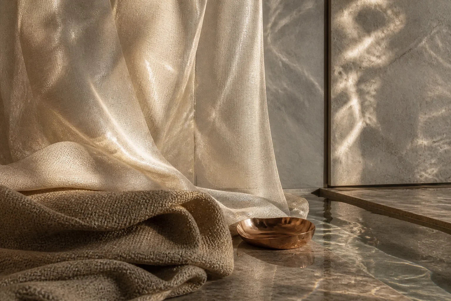 AI editorial visual: material world for HOLD