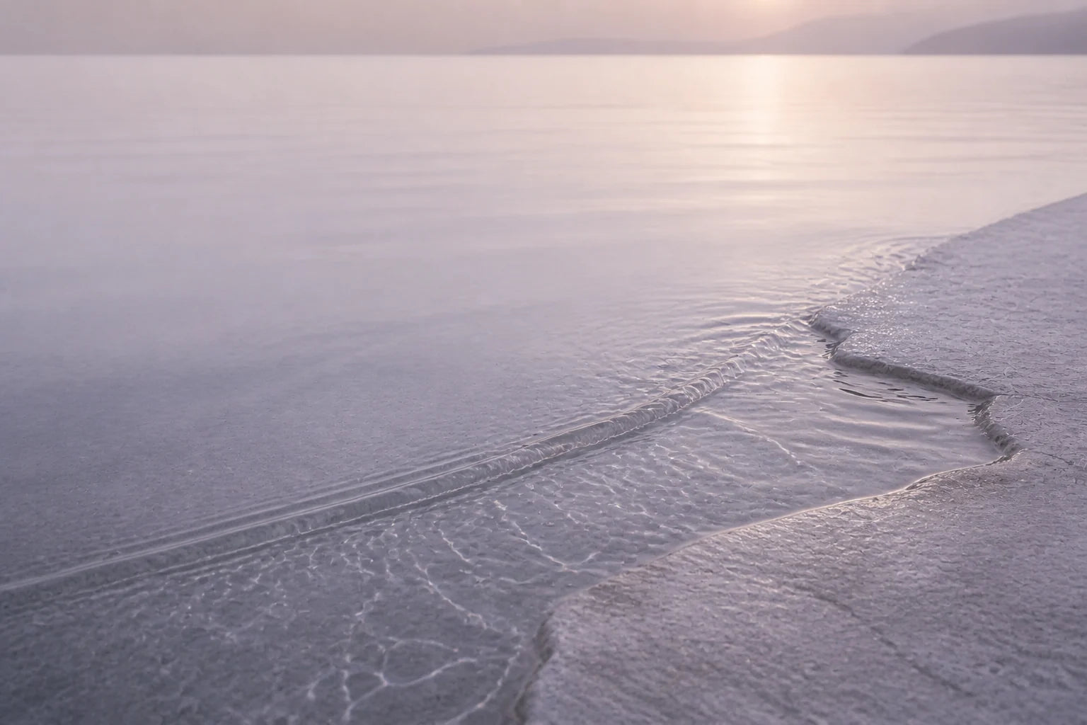 AI editorial visual: material world for PAUSE