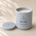 EVODUCK Rise scented candle 01 hero square product image.