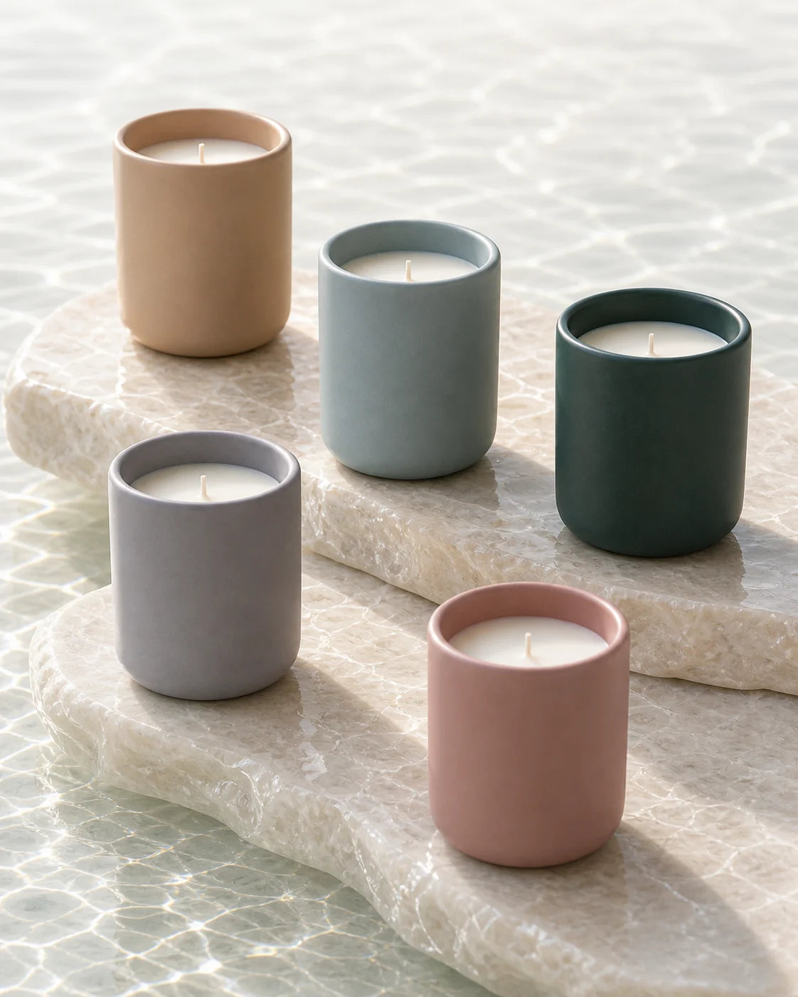 AI Product Visual / 产品效果图: Scented Candles for the room